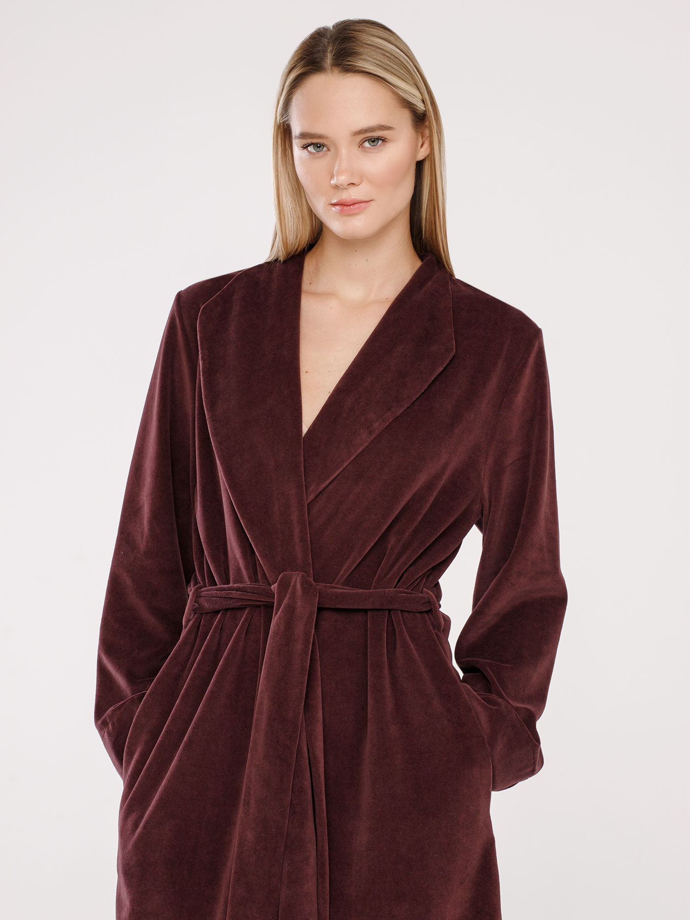 Халат длинный