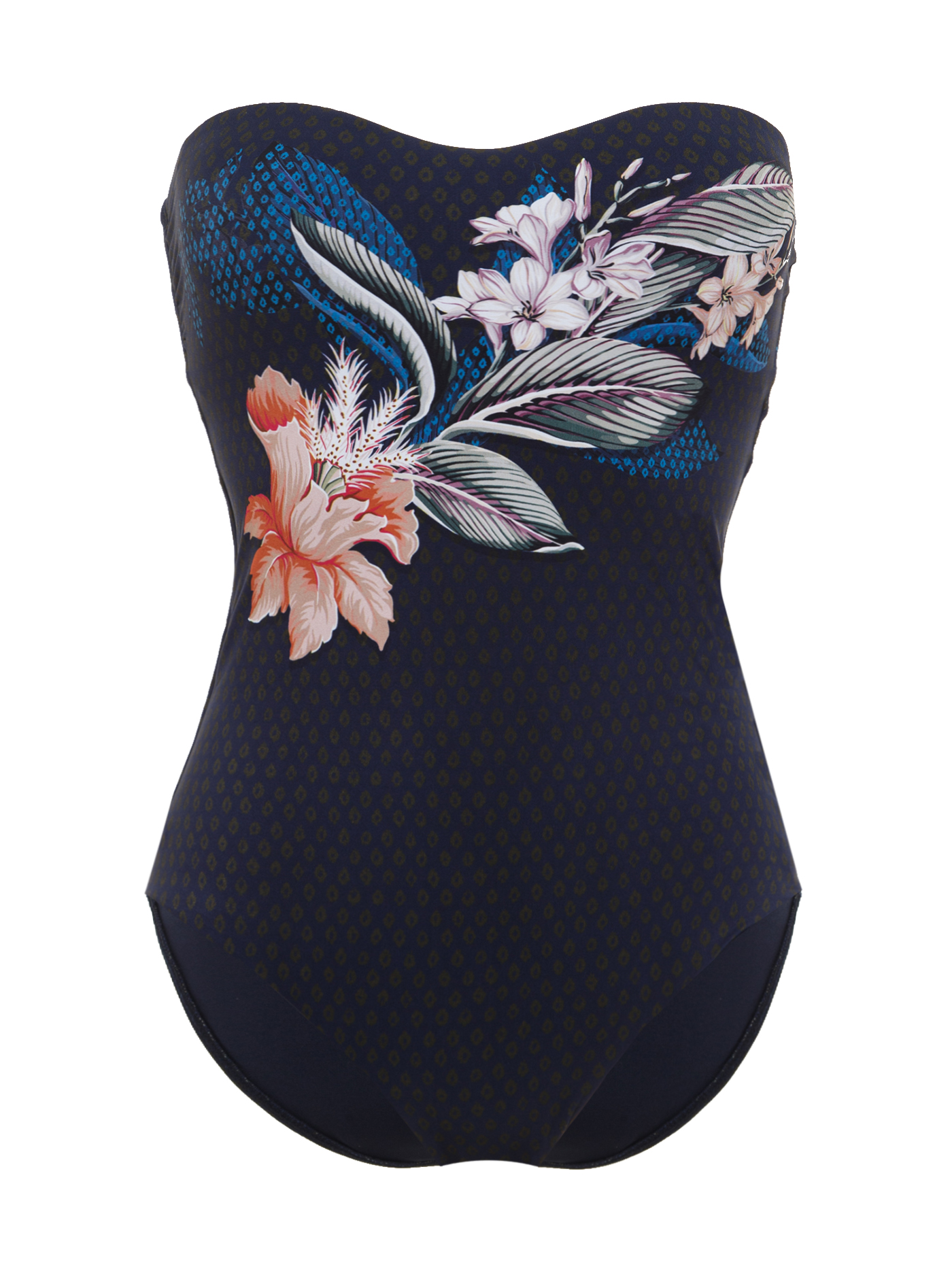 Купальник слитный бандо