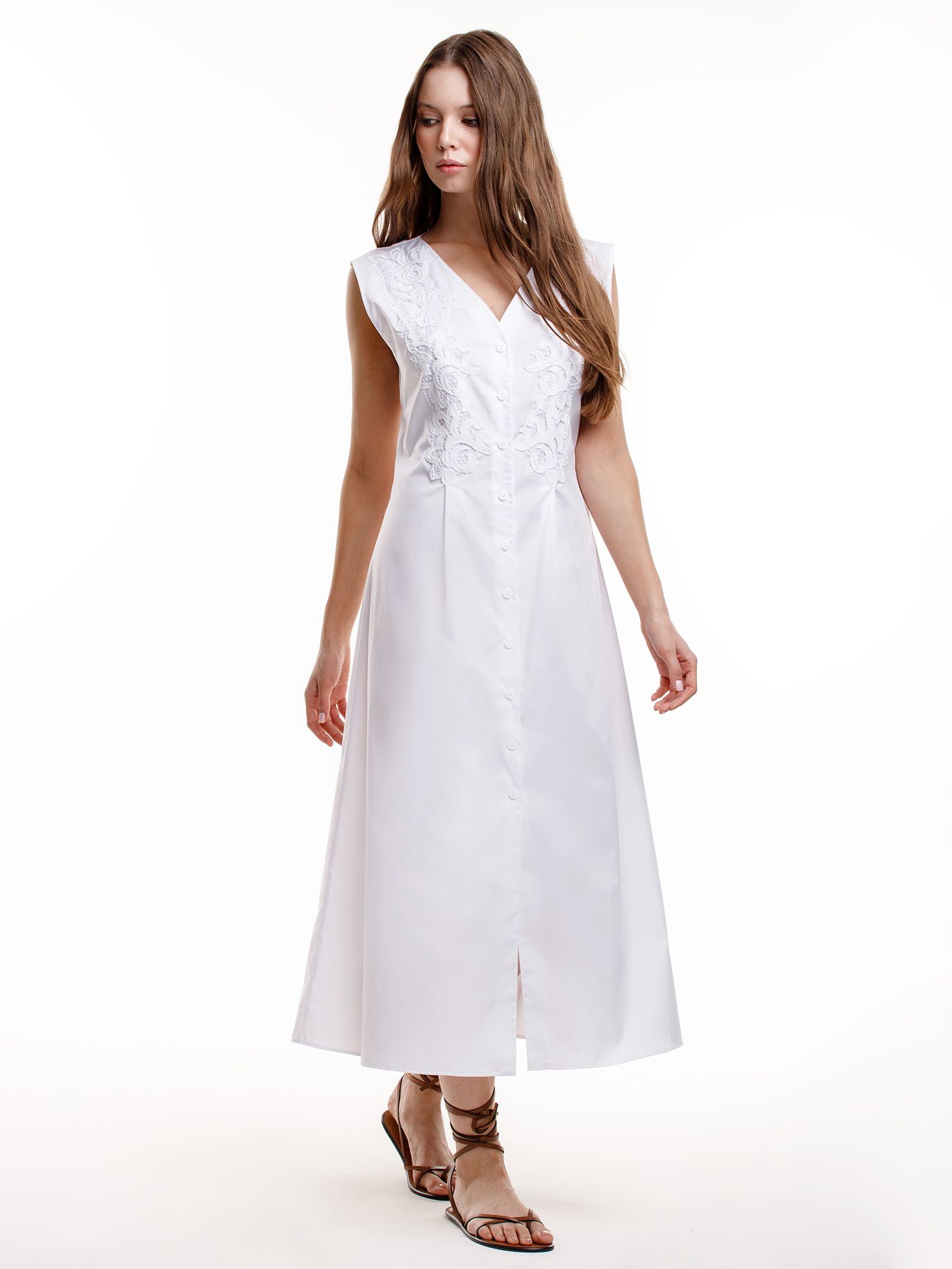 Платье длинное