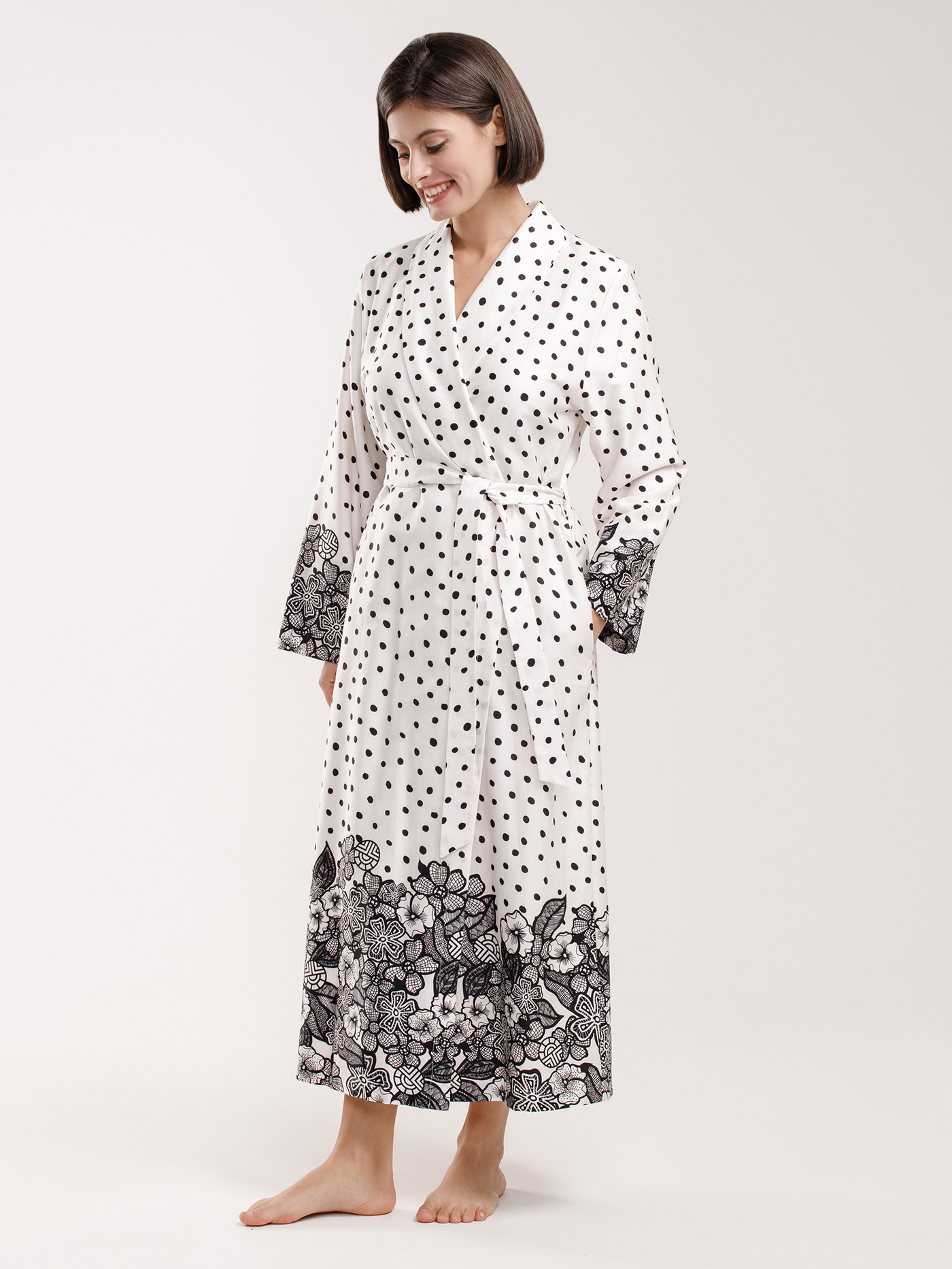 Халат длинный