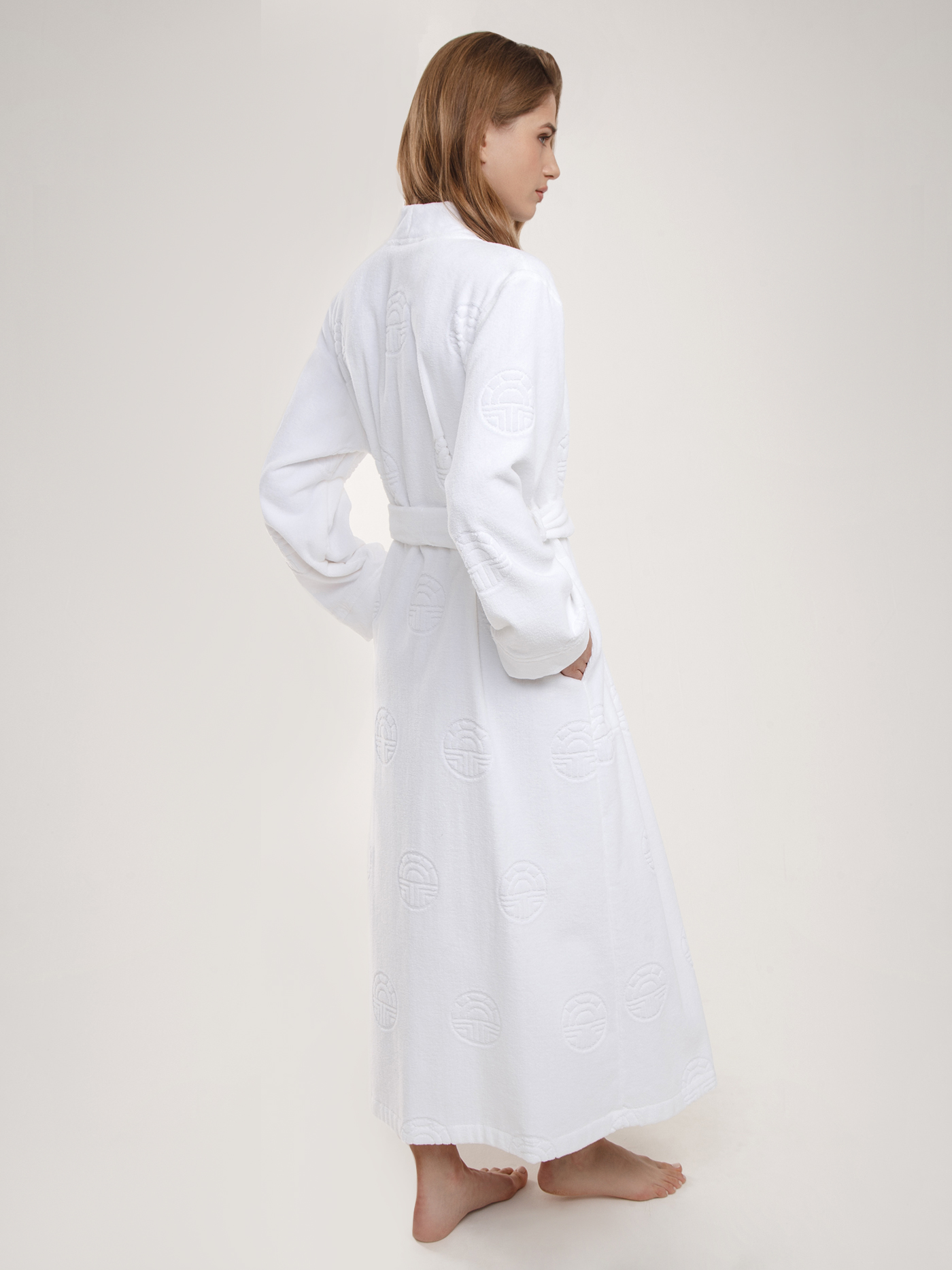 Халат длинный