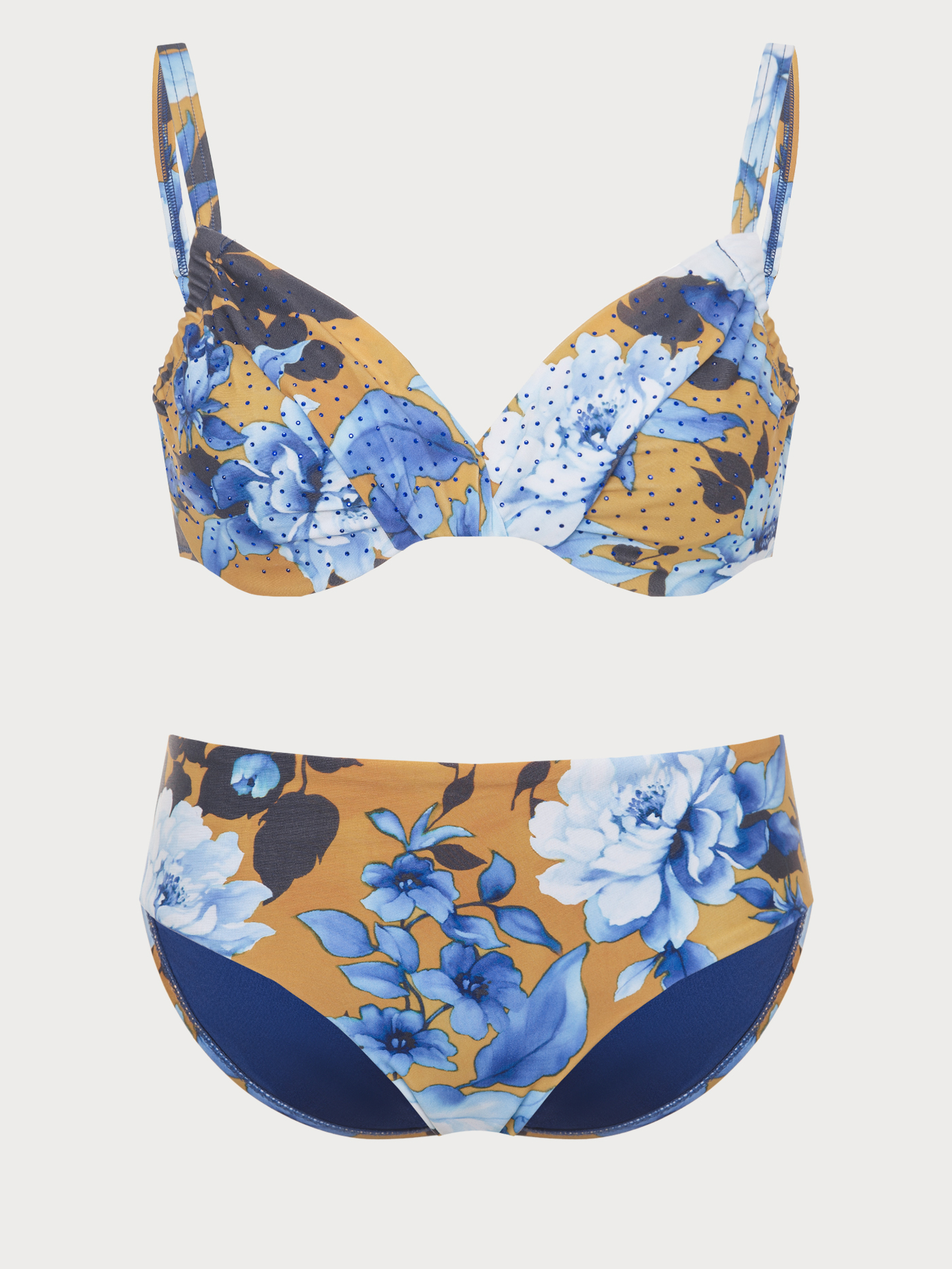 Купальник раздельный лиф мягкий / слип