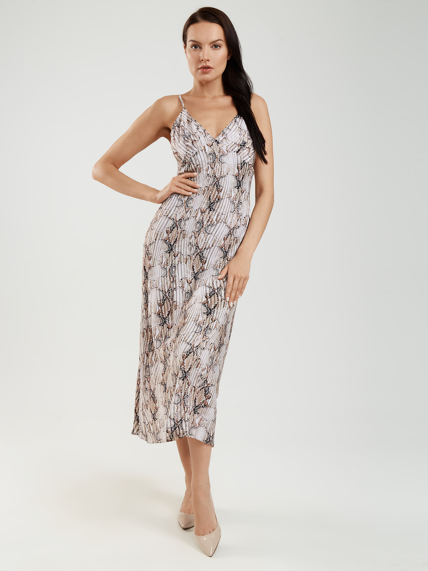 Платье длинное