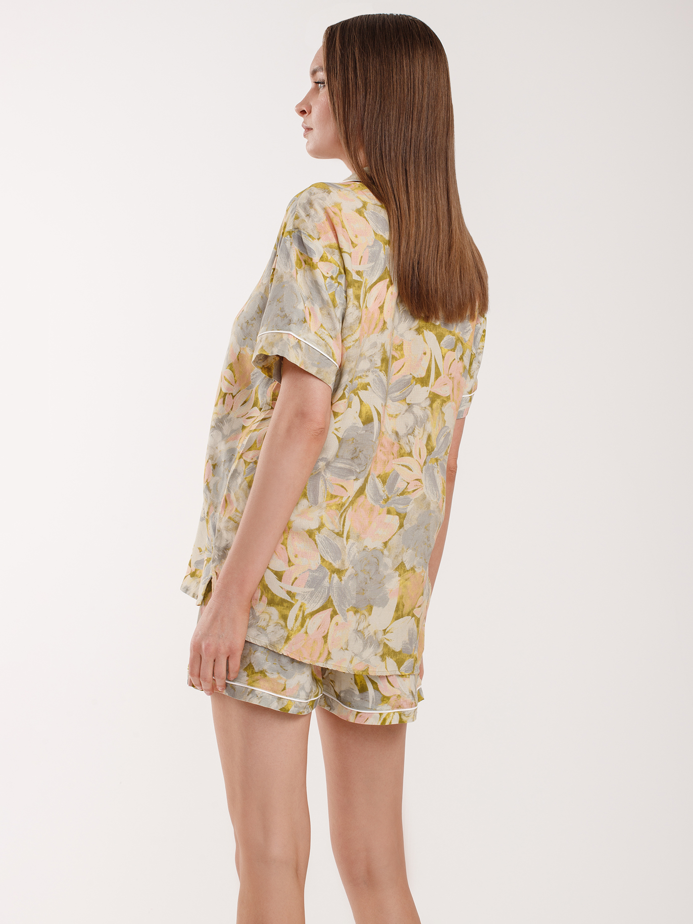 Пижама рубашка / шорты