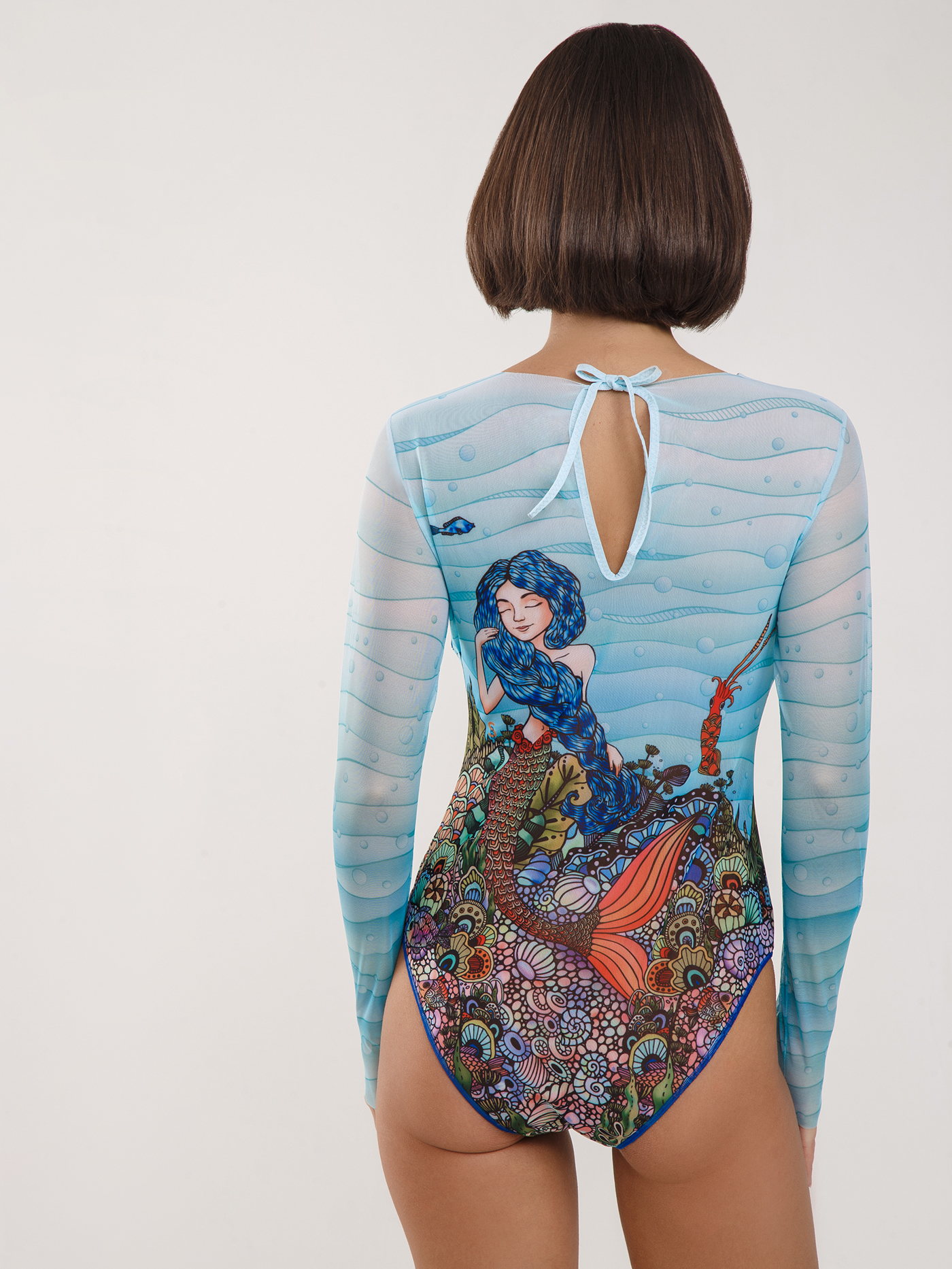 Купальник слитный с мягкой чашкой