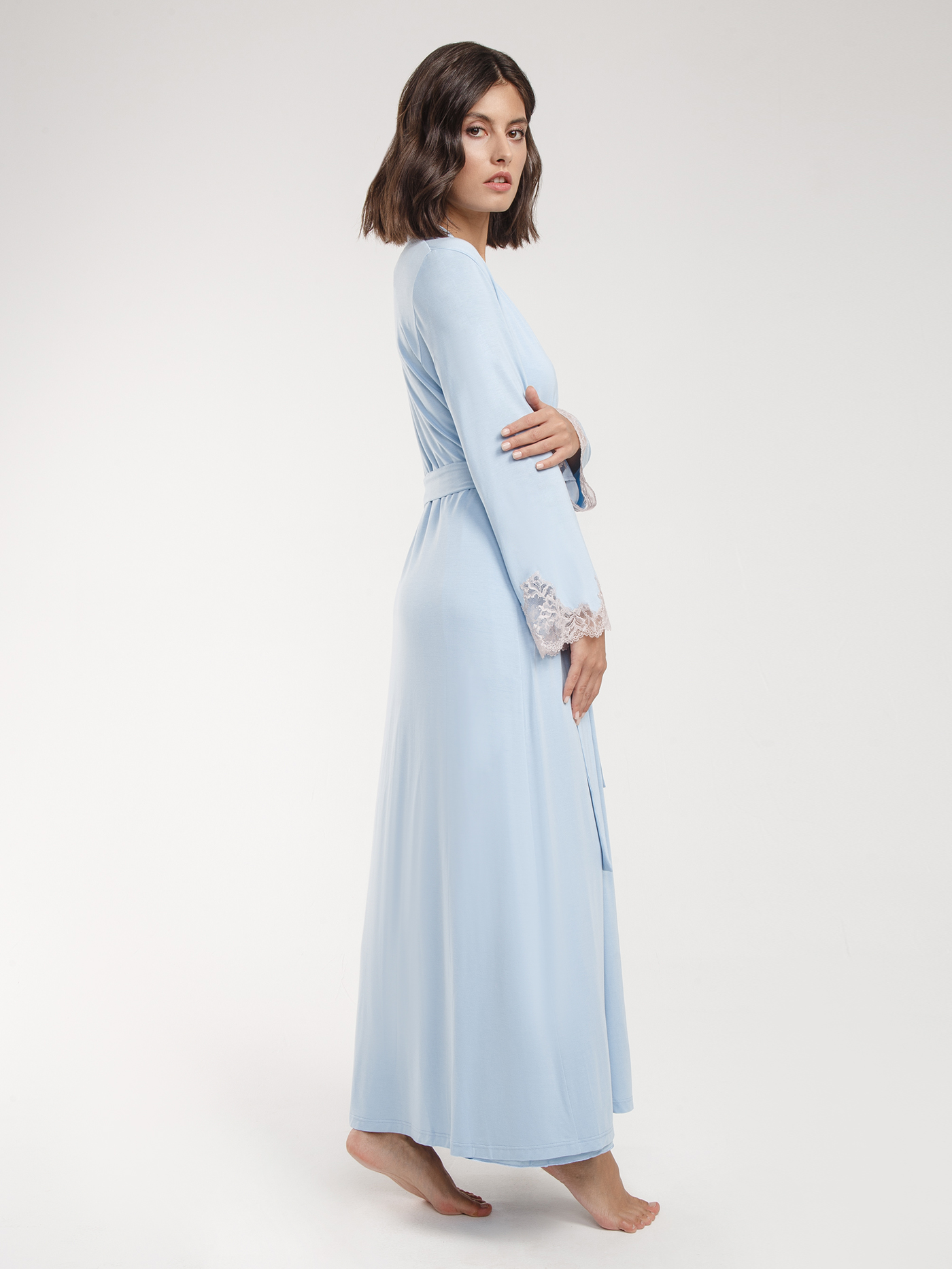 Халат длинный