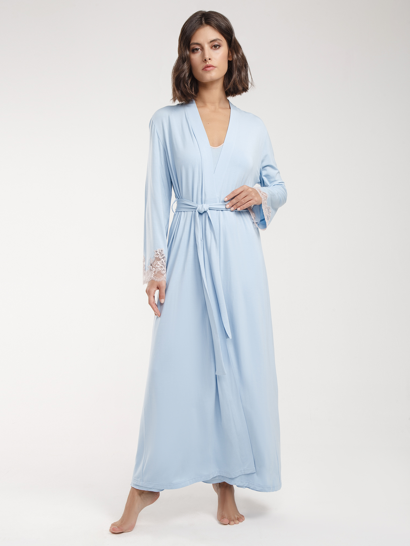 Халат длинный