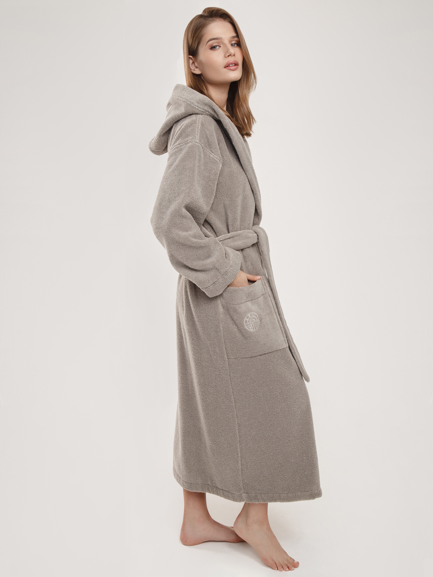 Халат длинный