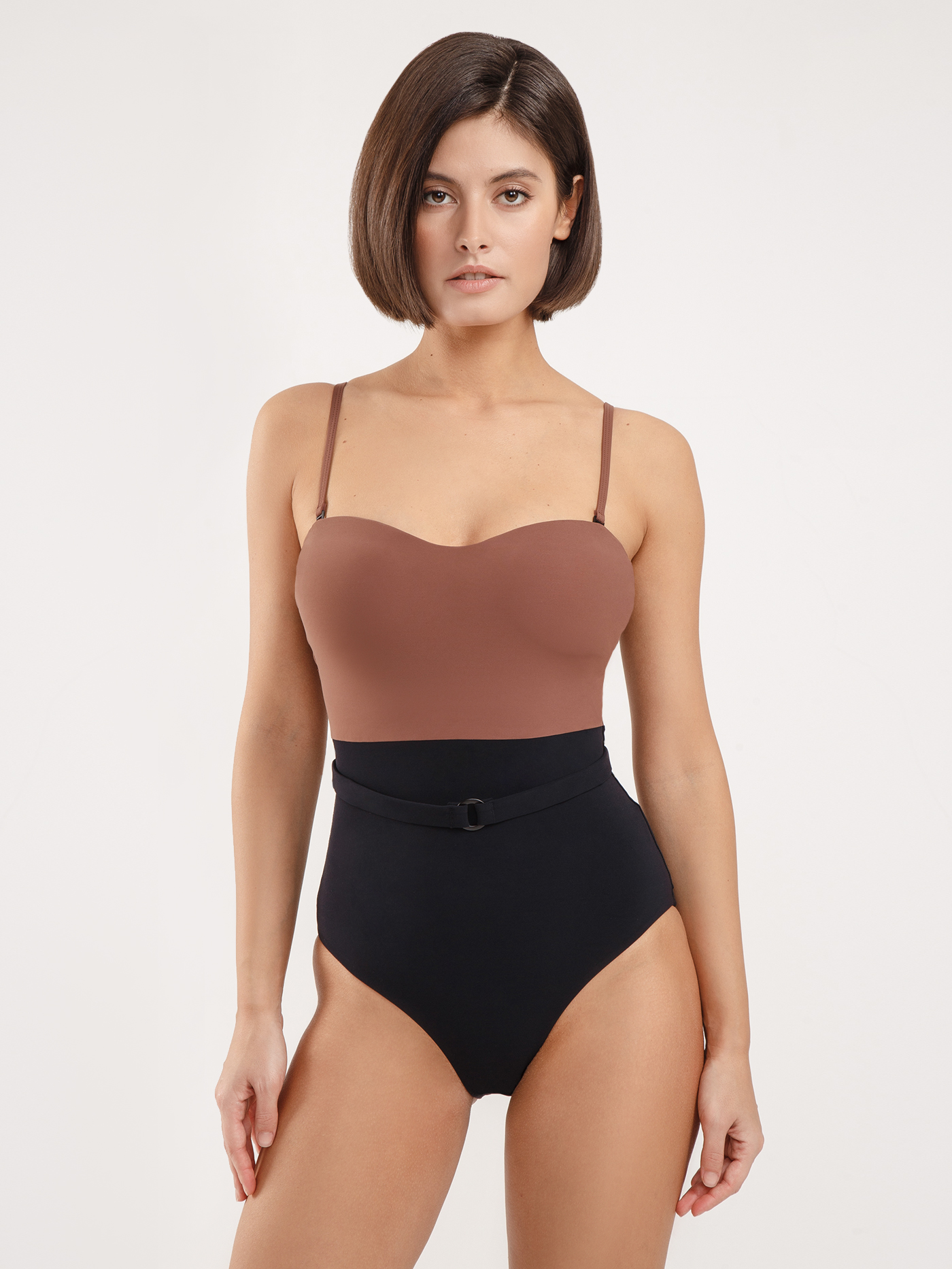 Купальник слитный бандо