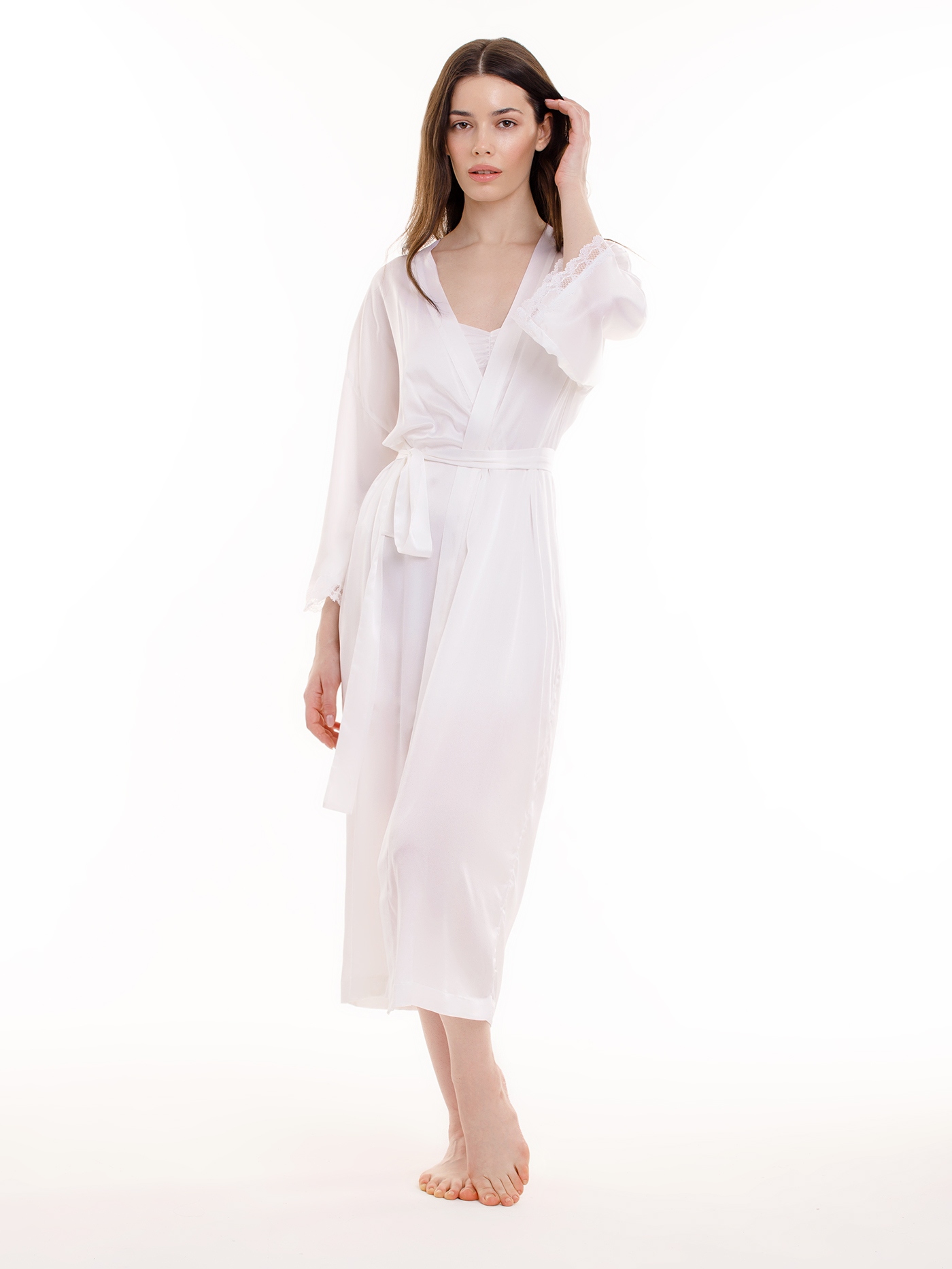 Халат длинный