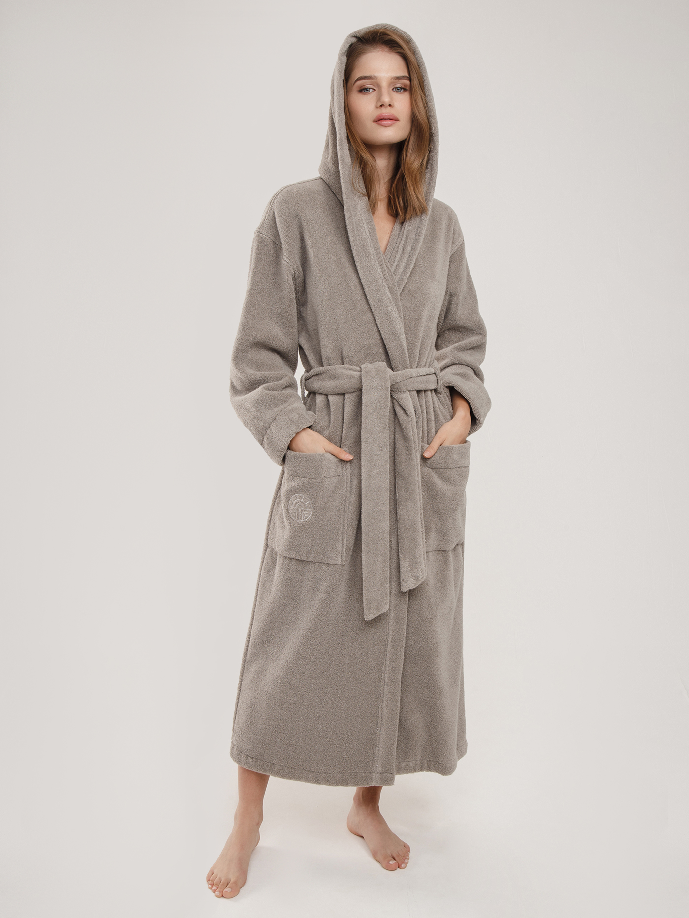 Халат длинный