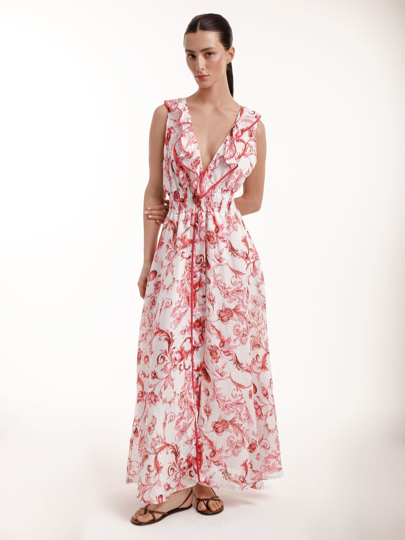 Платье длинное