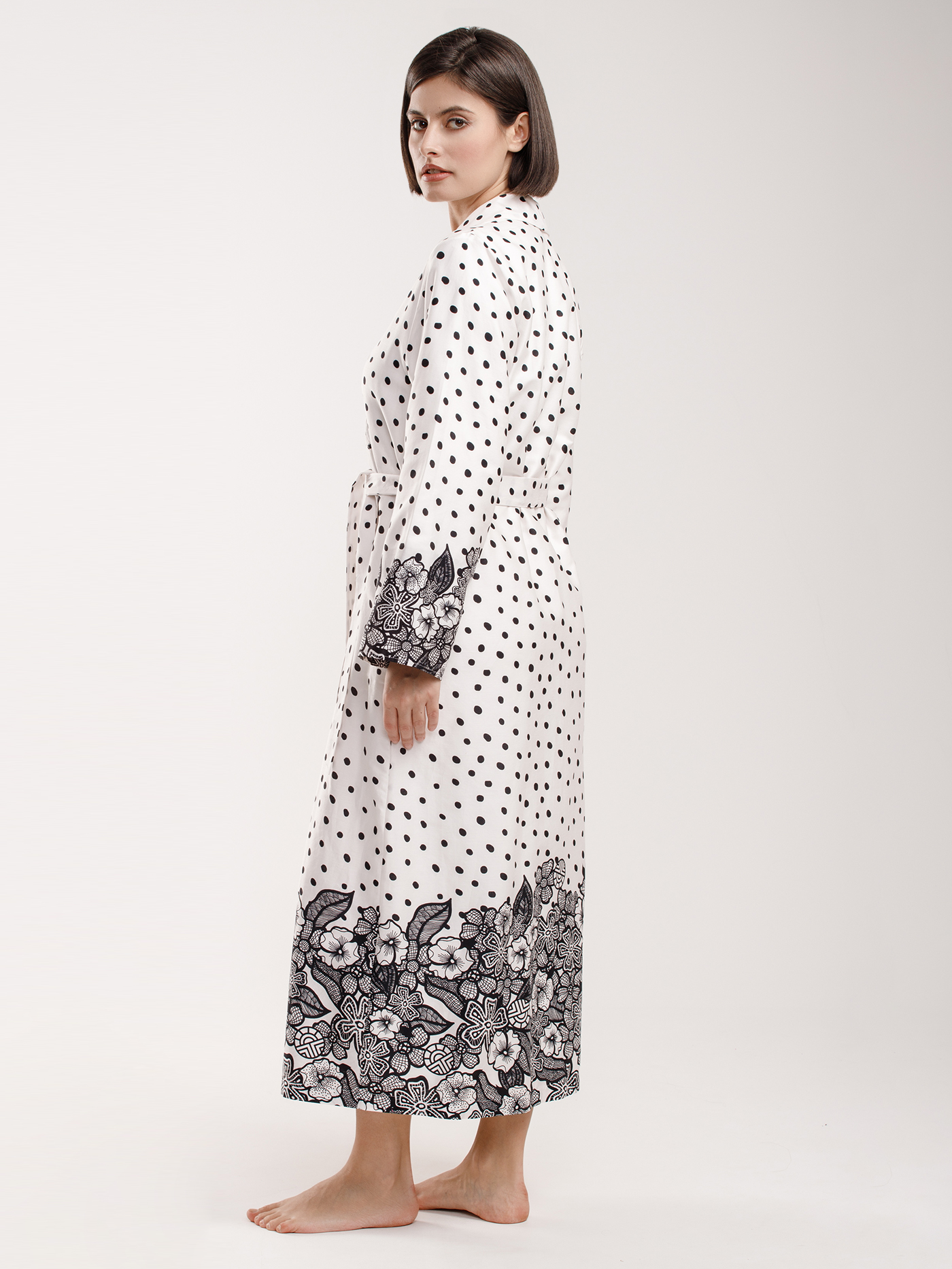 Халат длинный