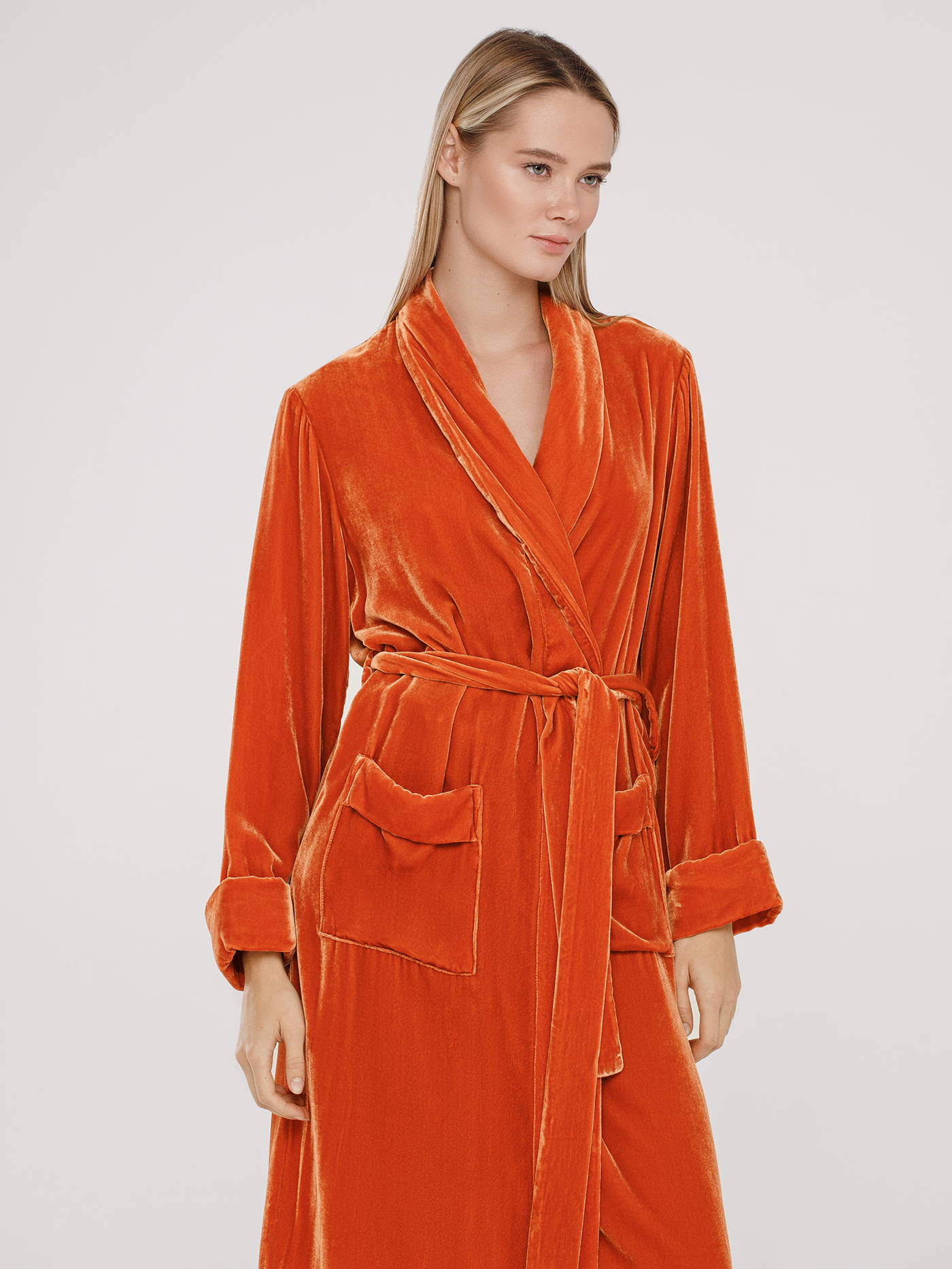 Халат длинный