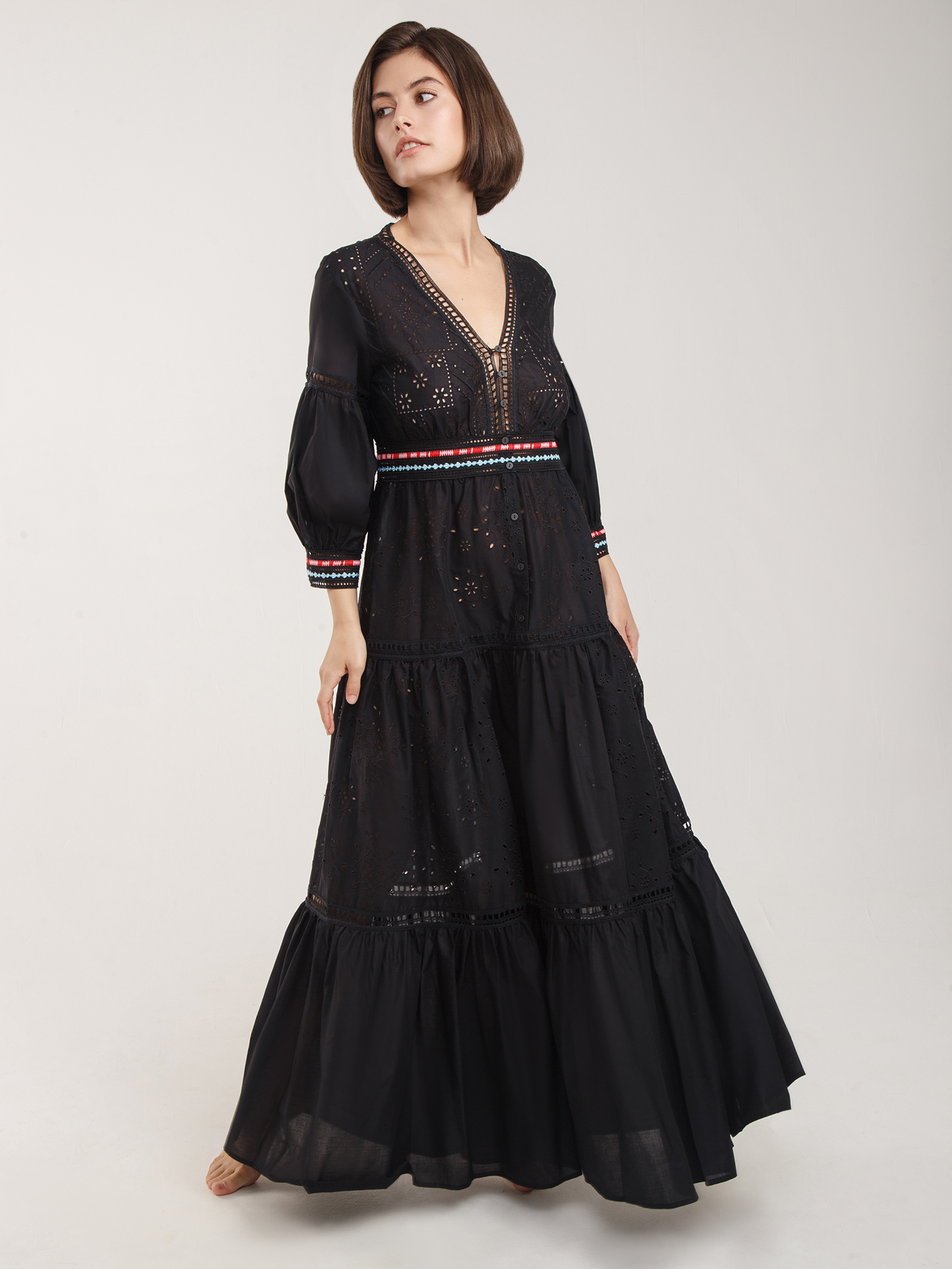 Платье длинное