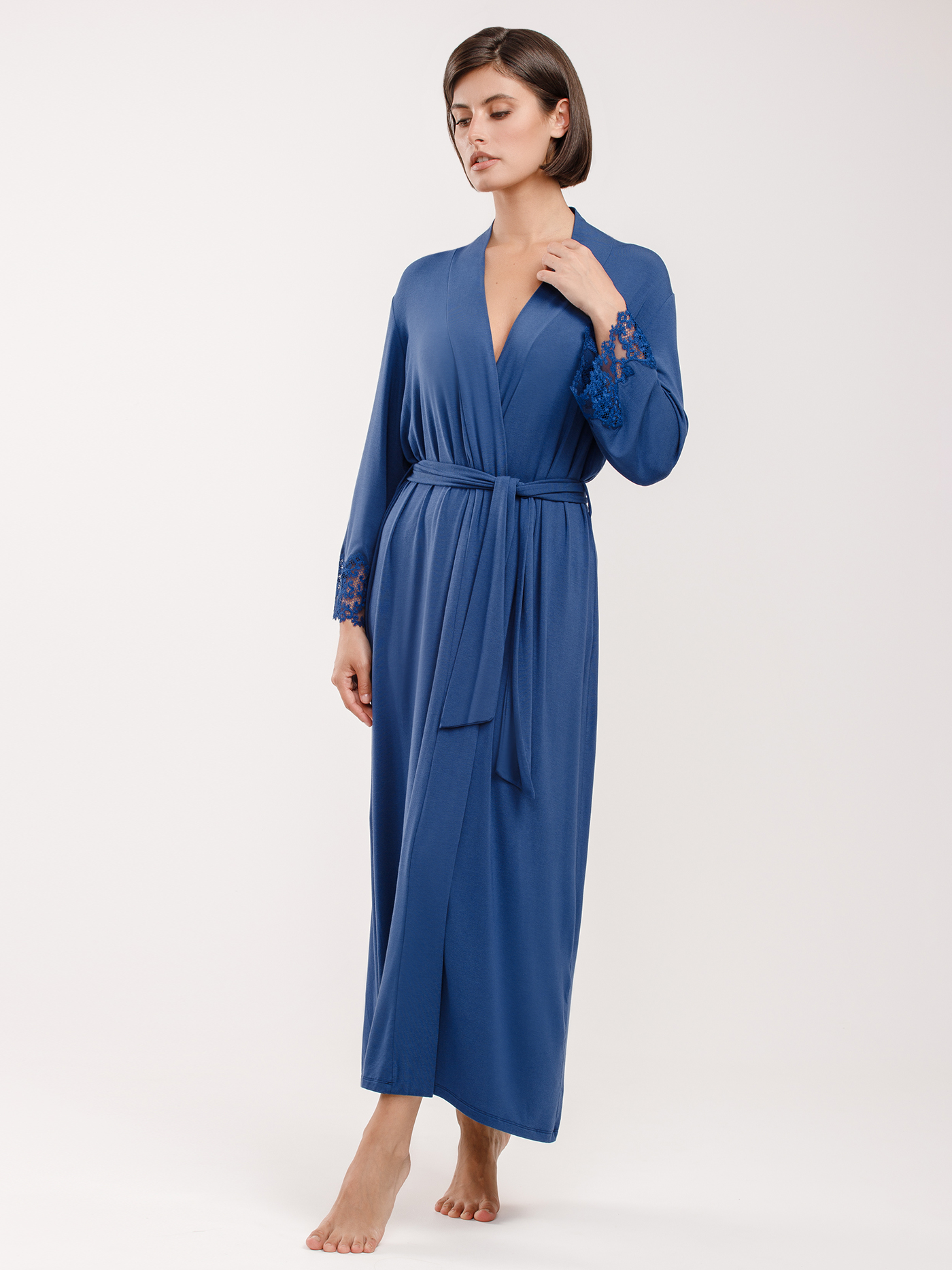 Халат длинный