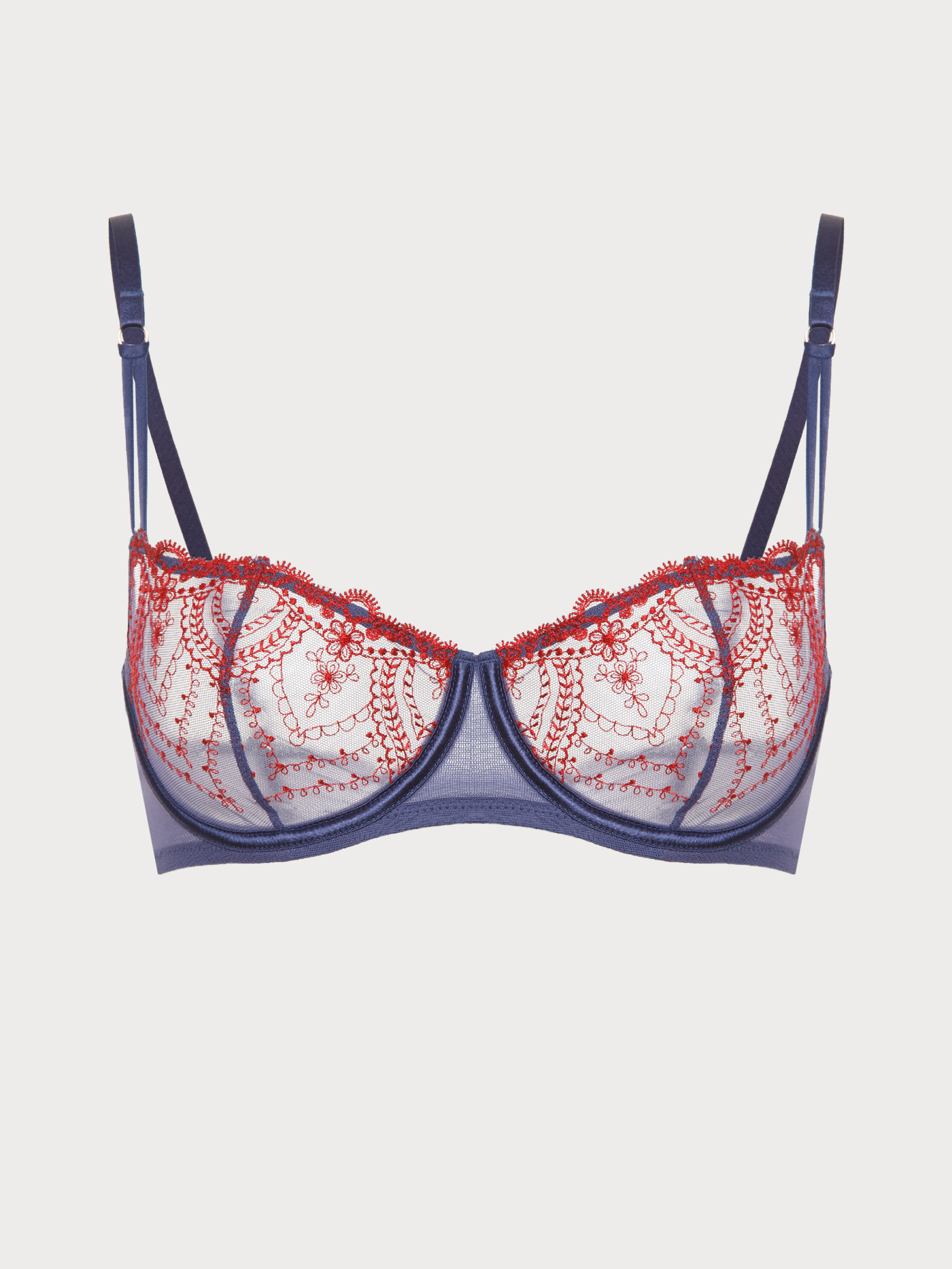 Бюстгальтер балконет мягкий