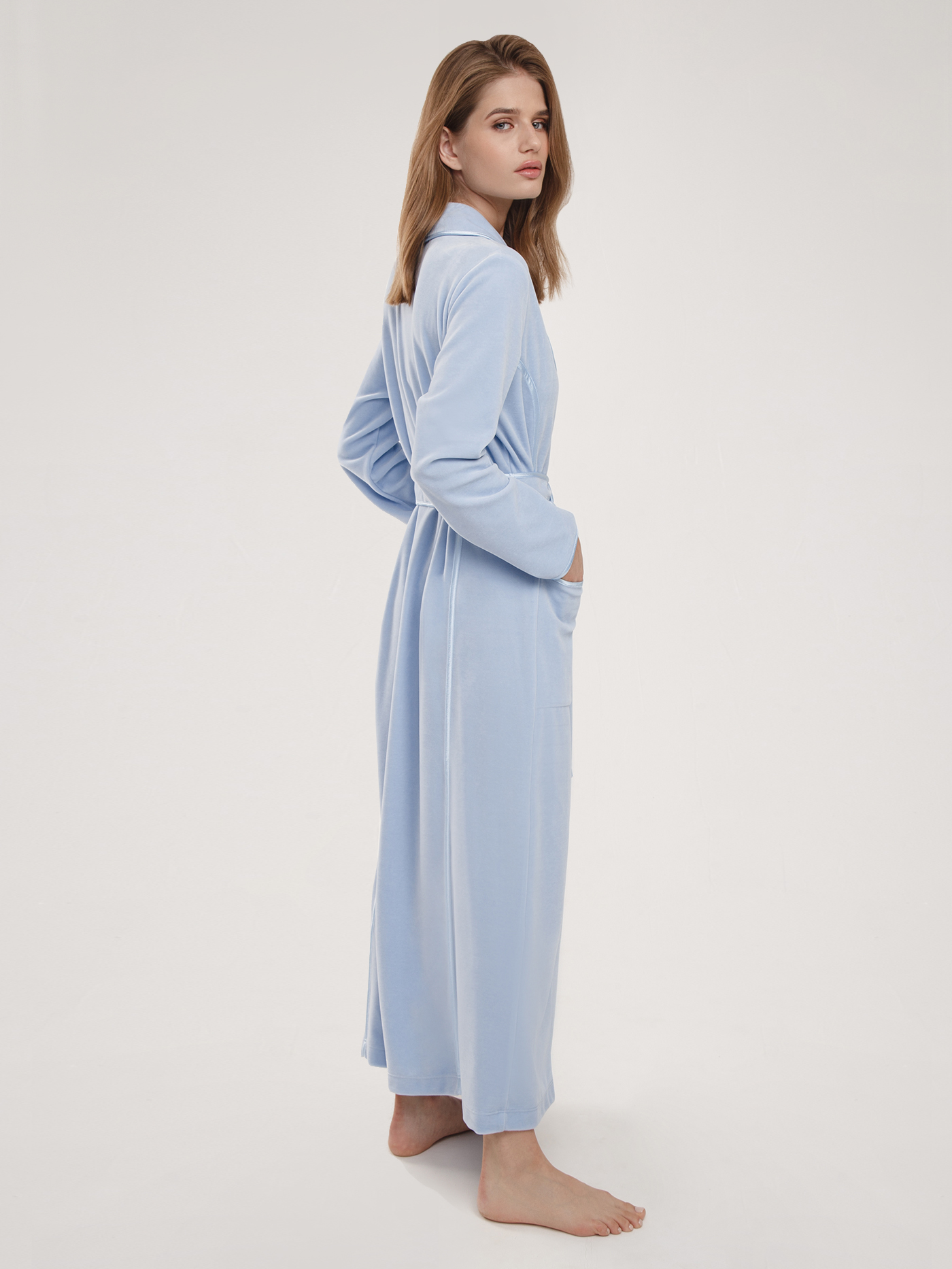 Халат длинный