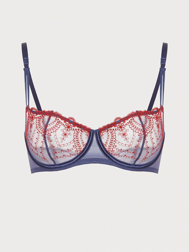 Бюстгальтер балконет мягкий