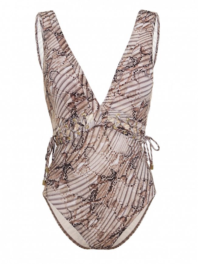 Купальник слитный с мягкой чашкой