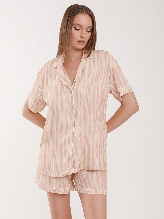 Пижама рубашка / шорты